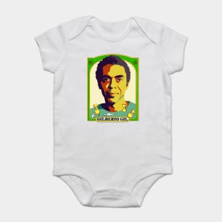 Gilberto Gil = Retro Original Fan Art Design Baby Bodysuit